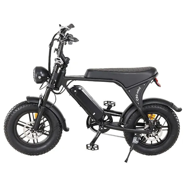 C80 mini 500 WATT + Achterzitje + Voetsteuntjes + Alarm